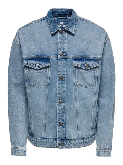 Only & Sons Overgangsjakke 'Rick'  blue denim