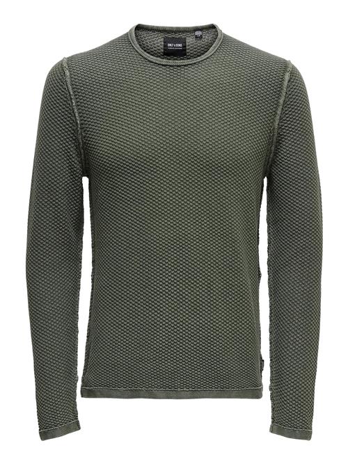 Only & Sons Pullover 'Pavo'  mudderfarvet