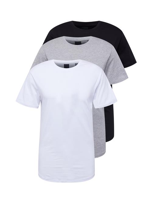 Only & Sons Bluser & t-shirts 'MATT'  grå-meleret / sort / hvid