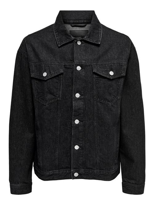 Only & Sons Overgangsjakke 'Rick'  black denim