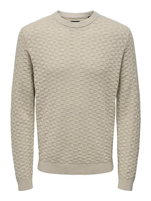 Only & Sons Pullover 'Kalle'  greige