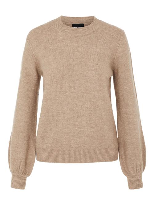 PIECES Pullover 'Perla'  brun-meleret