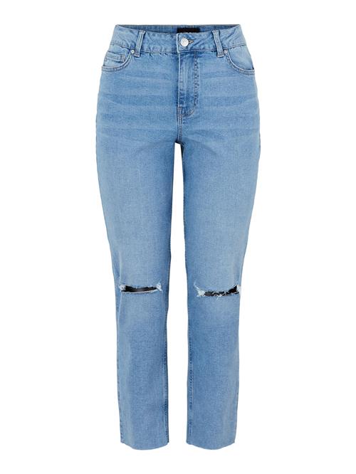 Se PIECES Jeans 'Luna'  blue denim / brun ved About You