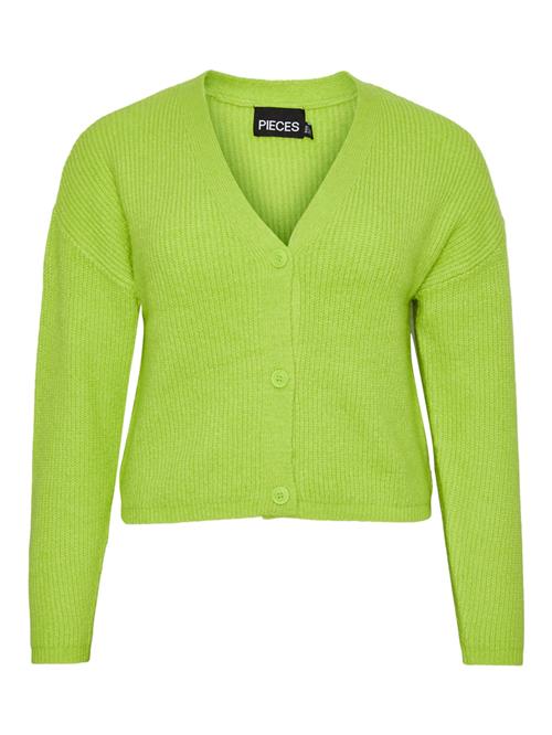 Se PIECES Cardigan 'Green'  lysegrøn ved About You