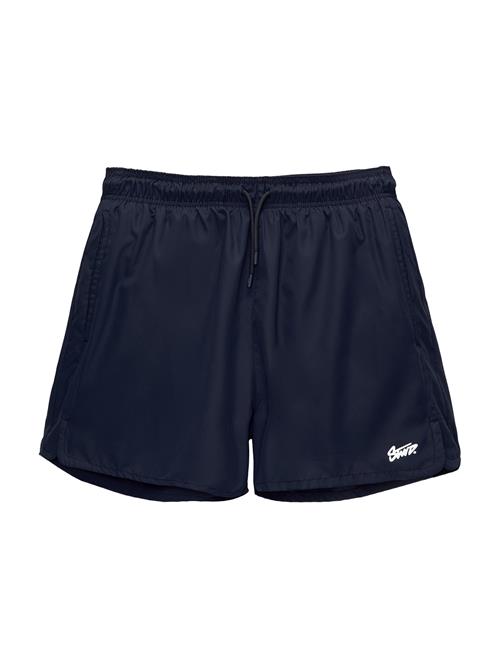 Pull&Bear Badeshorts  navy / hvid