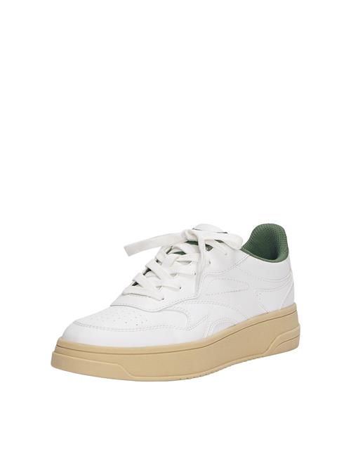 Se Pull&Bear Sneaker low  grøn / hvid ved About You