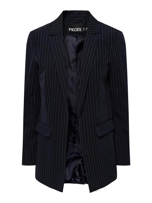 Se PIECES Blazer 'BOZZY'  navy / hvid ved About You