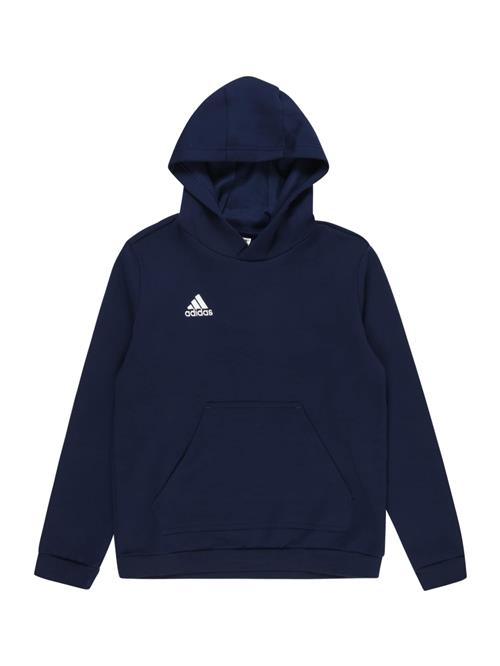 Se ADIDAS PERFORMANCE Sportsweatshirt 'Entrada 22'  navy / hvid ved About You