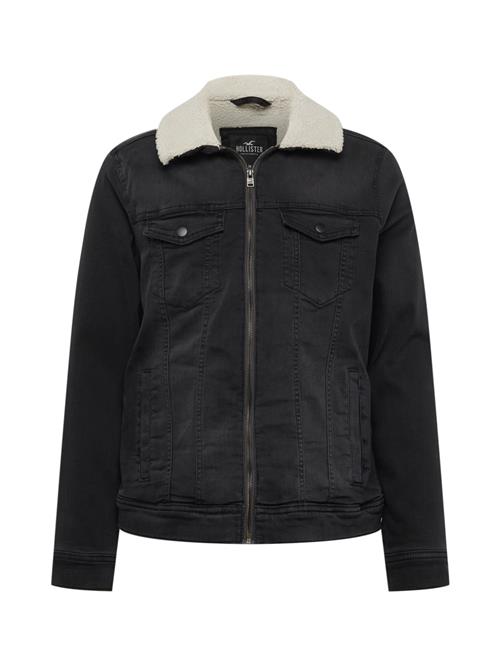 HOLLISTER Overgangsjakke  black denim / offwhite