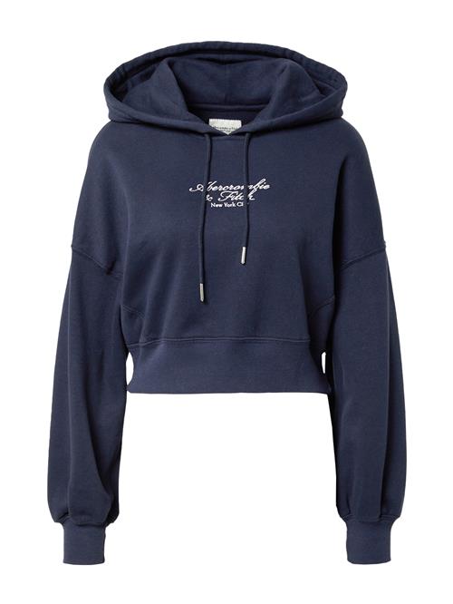 Se Abercrombie & Fitch Sweatshirt  mørkeblå / hvid ved About You