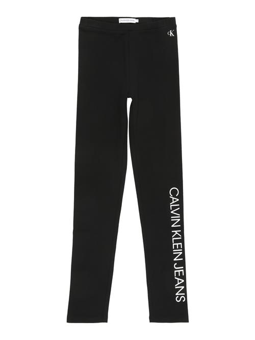 Se Calvin Klein Jeans Leggings  sort / hvid ved About You