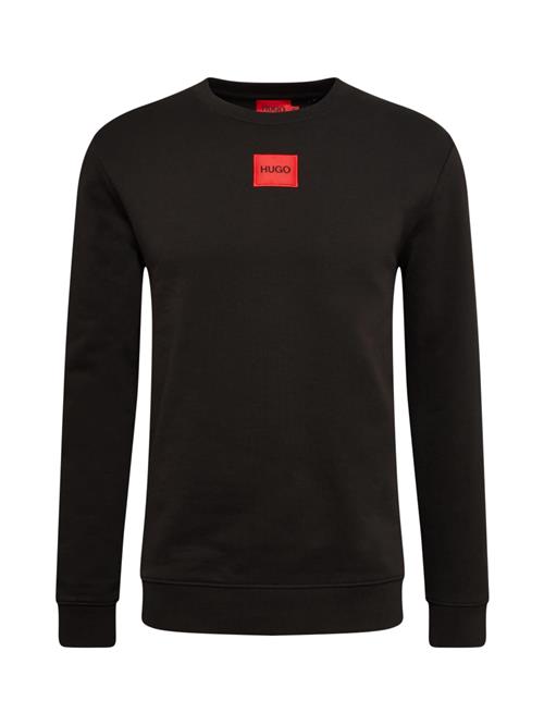 HUGO Sweatshirt 'Diragol212'  rød / sort