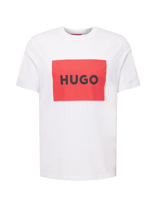 Se HUGO Bluser & t-shirts 'Dulive222'  rød / sort / hvid ved About You