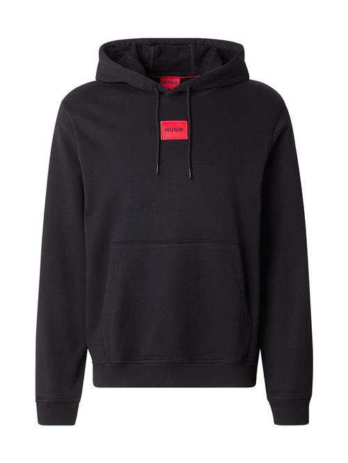 HUGO Sweatshirt 'Daratschi214'  rød / sort