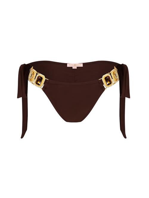 Se Moda Minx Bikinitrusse 'Boujee'  brun / guld ved About You