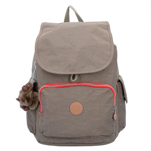 KIPLING Rygsæk  lysebeige / mørkebeige / rød