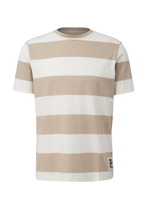 QS Bluser & t-shirts  beige / sort / hvid