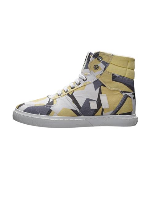 Ethletic Sneaker high 'Hiro II'  ecru / brun / gul