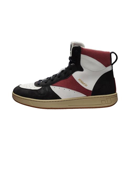 Ethletic Sneaker high 'Carl'  mørkerød / sort / hvid