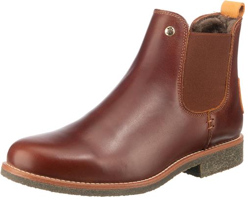 Se PANAMA JACK Chelsea Boots 'Giordana Igloo'  cognac / gul ved About You