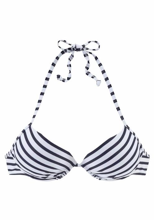 VENICE BEACH Bikinioverdel 'Summer'  navy / hvid