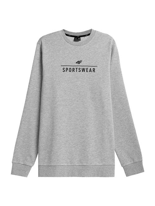 4F Sportsweatshirt  lysegrå / sort