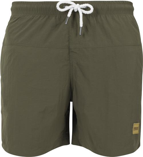 Urban Classics Badeshorts 'Block Swim'  khaki