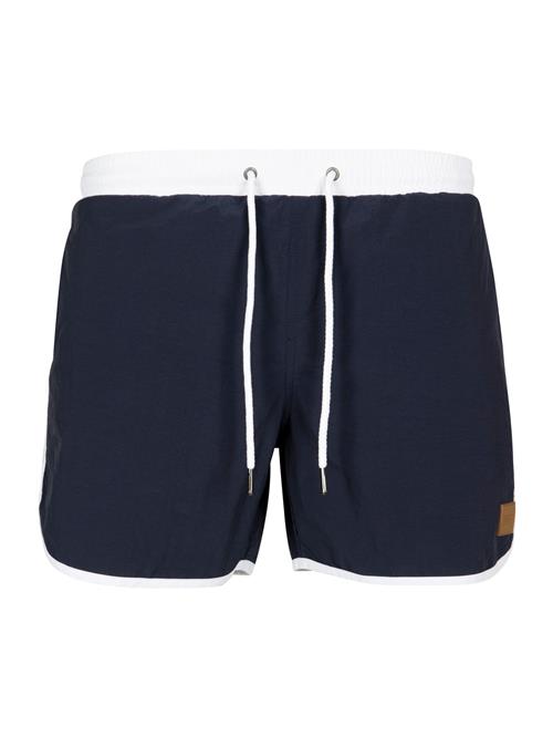 Urban Classics Badeshorts  navy / hvid