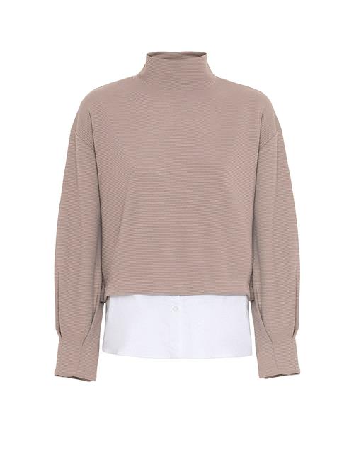 Anou Anou Pullover  lysviolet / hvid