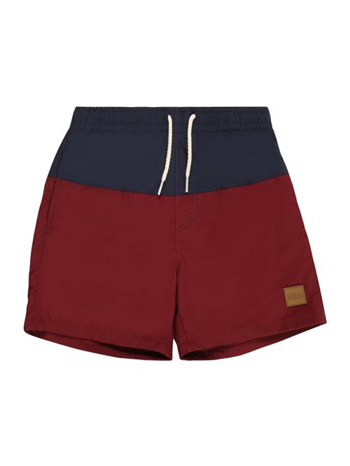 Urban Classics Badeshorts  navy / vinrød