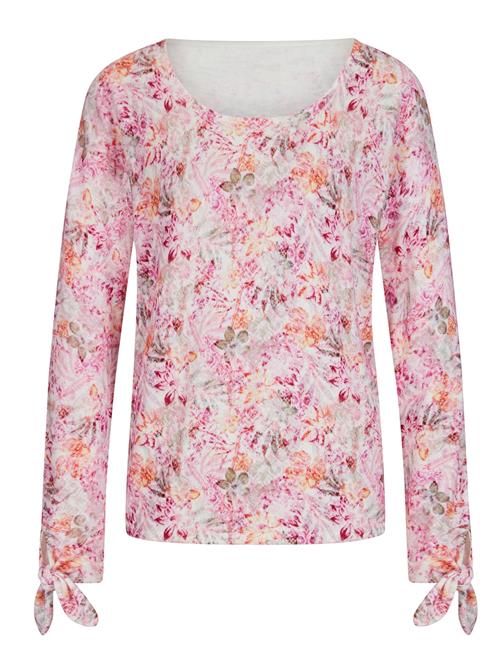 Linea Tesini by heine Pullover  pink / hvid