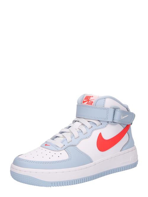 Se Nike Sportswear Sneakers 'Air Force 1 Mid EasyOn'  pastelblå / brandrød / hvid ved About You