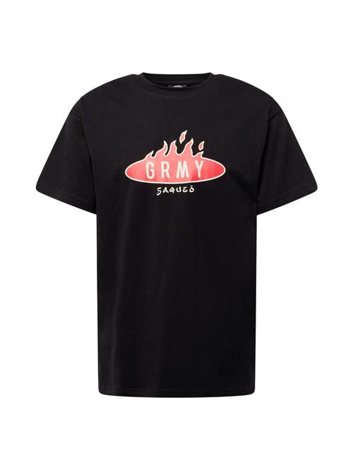 Grimey Bluser & t-shirts 'BURN IN FLAMES'  rød / sort / hvid