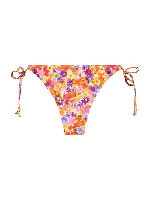 Hunkemöller Bikinitrusse 'Tiki'  gul / mørkelilla / orange / hvid