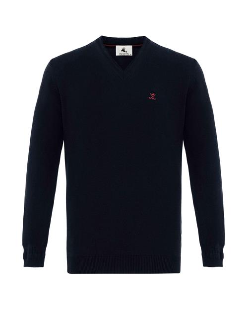 Daniel Hills Pullover  navy / brun / rød