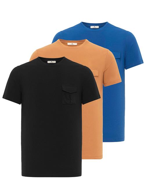 Daniel Hills Bluser & t-shirts  blå / lysebrun / sort