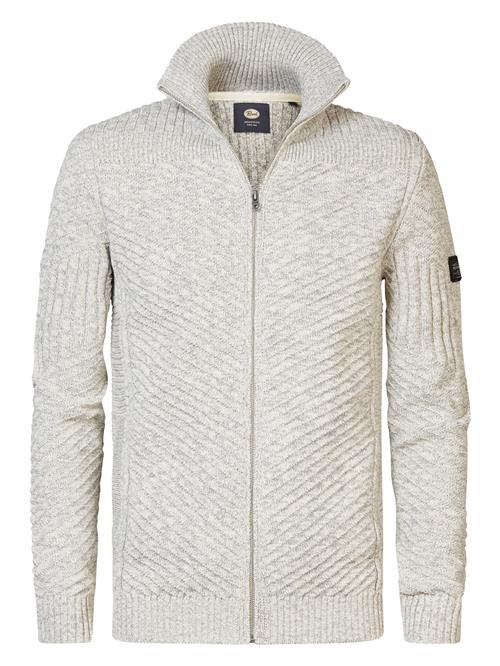 Petrol Industries Cardigan  sort / offwhite