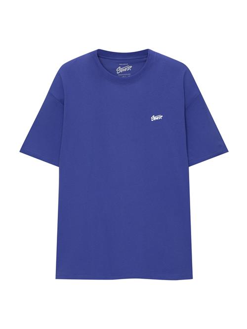 Pull&Bear Bluser & t-shirts  ultramarinblå / hvid