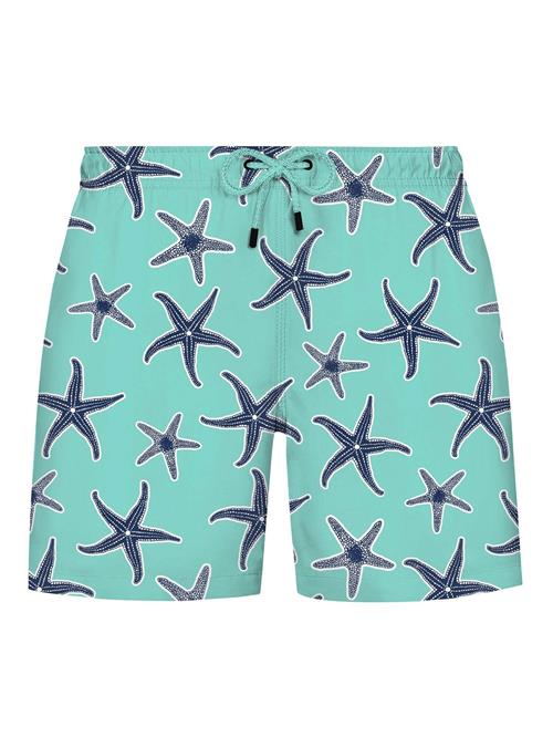 WESTMARK LONDON Badeshorts 'SEA CREATURE '  turkis / blå-meleret