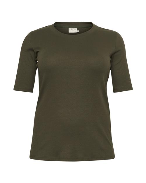 Se KAFFE CURVE Shirts 'Carina'  khaki ved About You