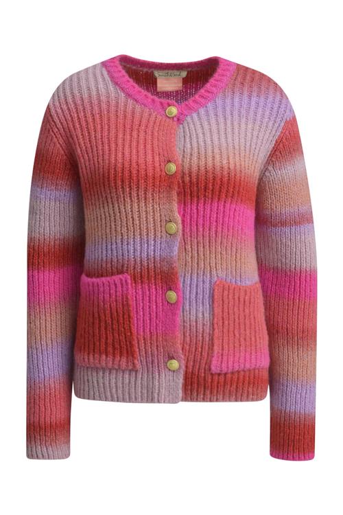 Se Smith&Soul Cardigan  lilla / fersken / laks / pink ved About You