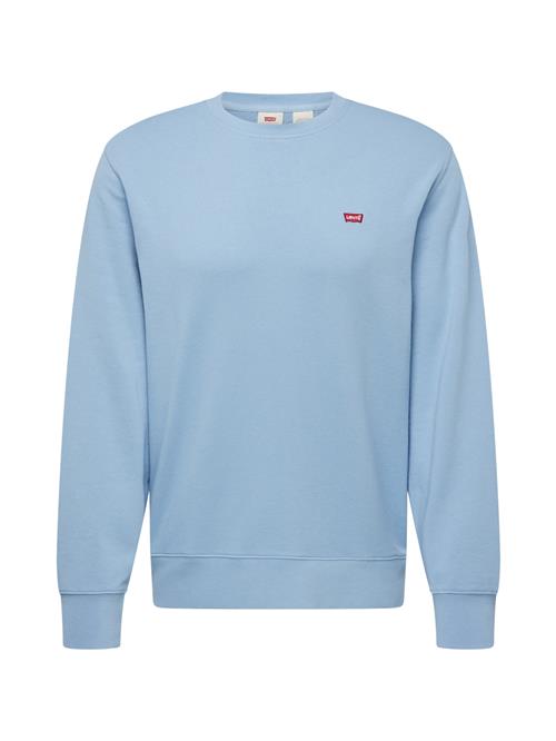 Se LEVI'S ® Sweatshirt 'Original Housemark'  lyseblå / rød / hvid ved About You