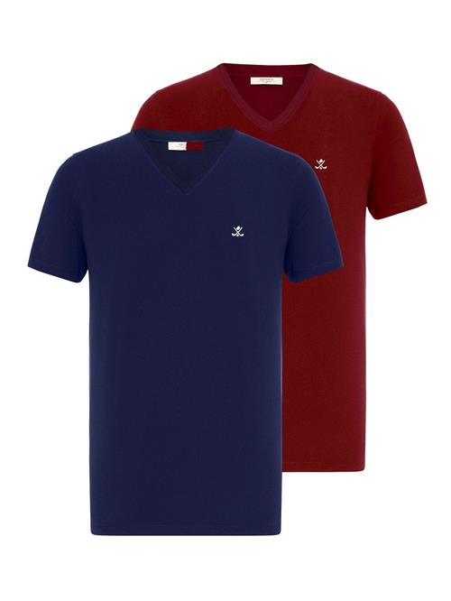 Antioch Bluser & t-shirts  navy / vinrød / hvid