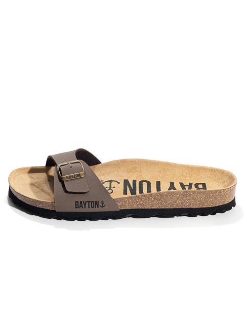 Bayton Pantoletter 'ZEPHYR'  taupe / sort