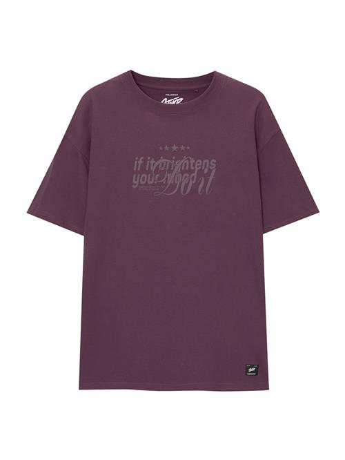 Pull&Bear Bluser & t-shirts  aubergine / lavendel