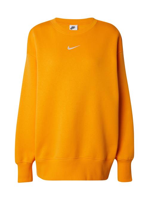 Se Nike Sportswear Sweatshirt 'PHOENIX FLEECE'  orange / hvid ved About You