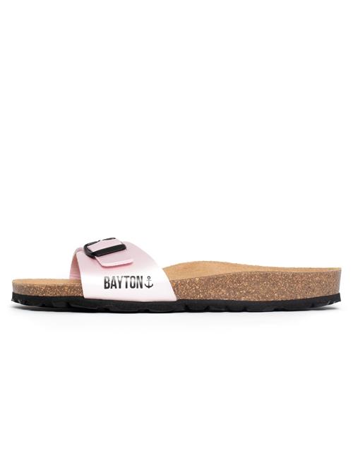 Bayton Pantoletter 'Zephyr'  beige / pink / sort