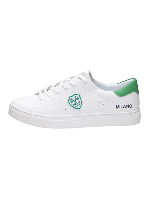 19V69 ITALIA Sneaker low 'Milano'  grøn / sort / hvid