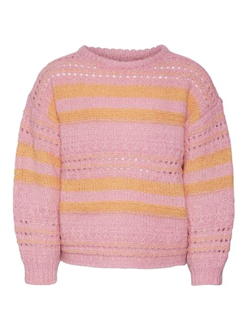 Vero Moda Girl Pullover 'CASCIA'  curry / pink