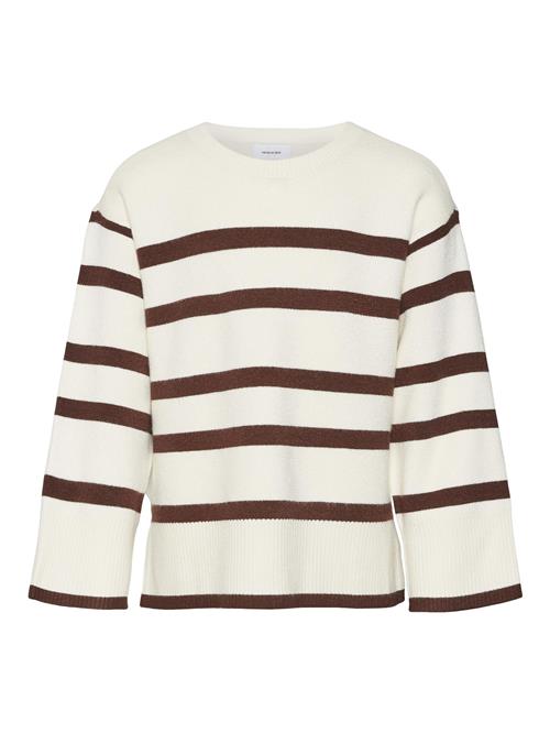 Vero Moda Girl Pullover 'SABA'  ecru / brun